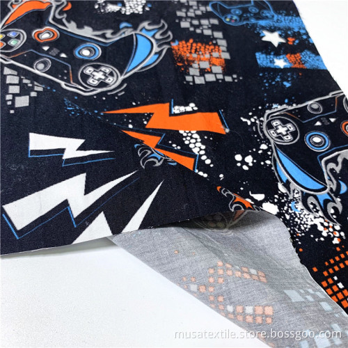 Multi -Color -benutzerdefiniertes Muster 100% Baumwollpopliner Stoff